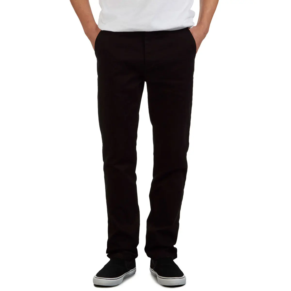 Ccs Slim Stretch Chino Pants - Black 1