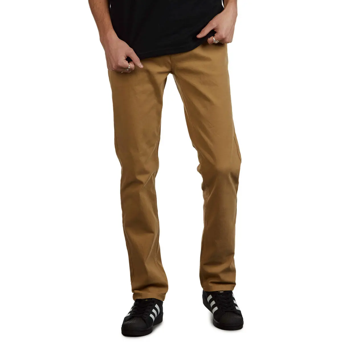 Ccs Slim Stretch Chino Pants - Khaki 1