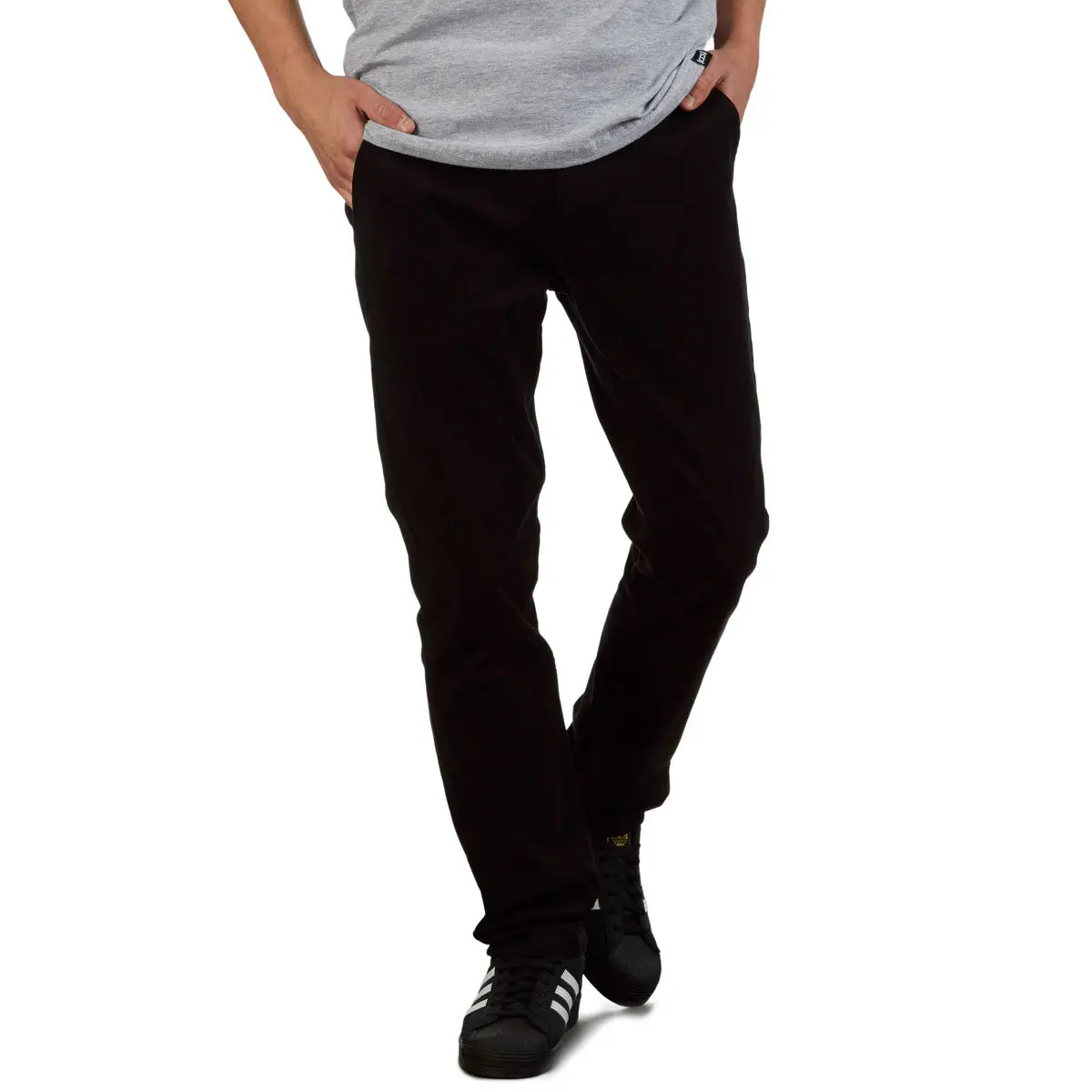 Ccs Straight Stretch Chino Pants - Black 1