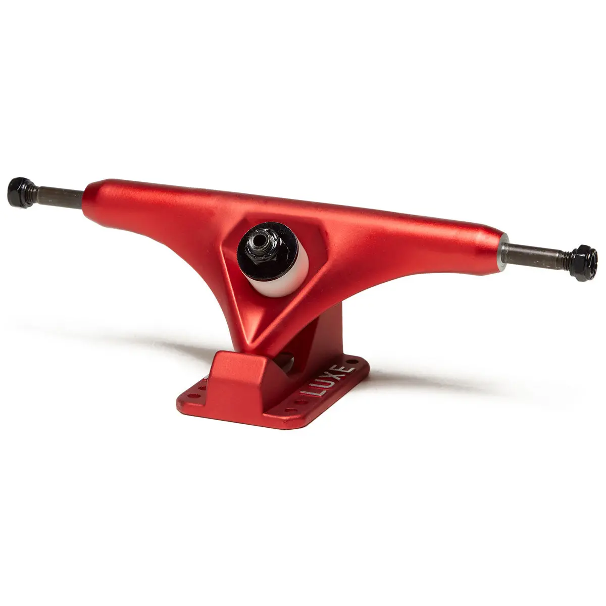 Luxe Lite 180Mm Hollow Kingpin Longboard Trucks - Satin Red 1