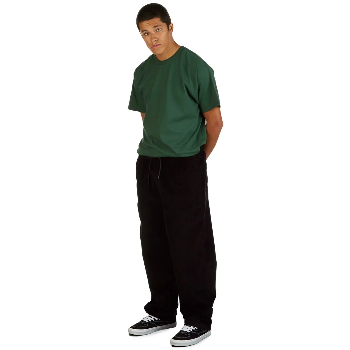 Ccs Easy Corduroy Pants - Black 1