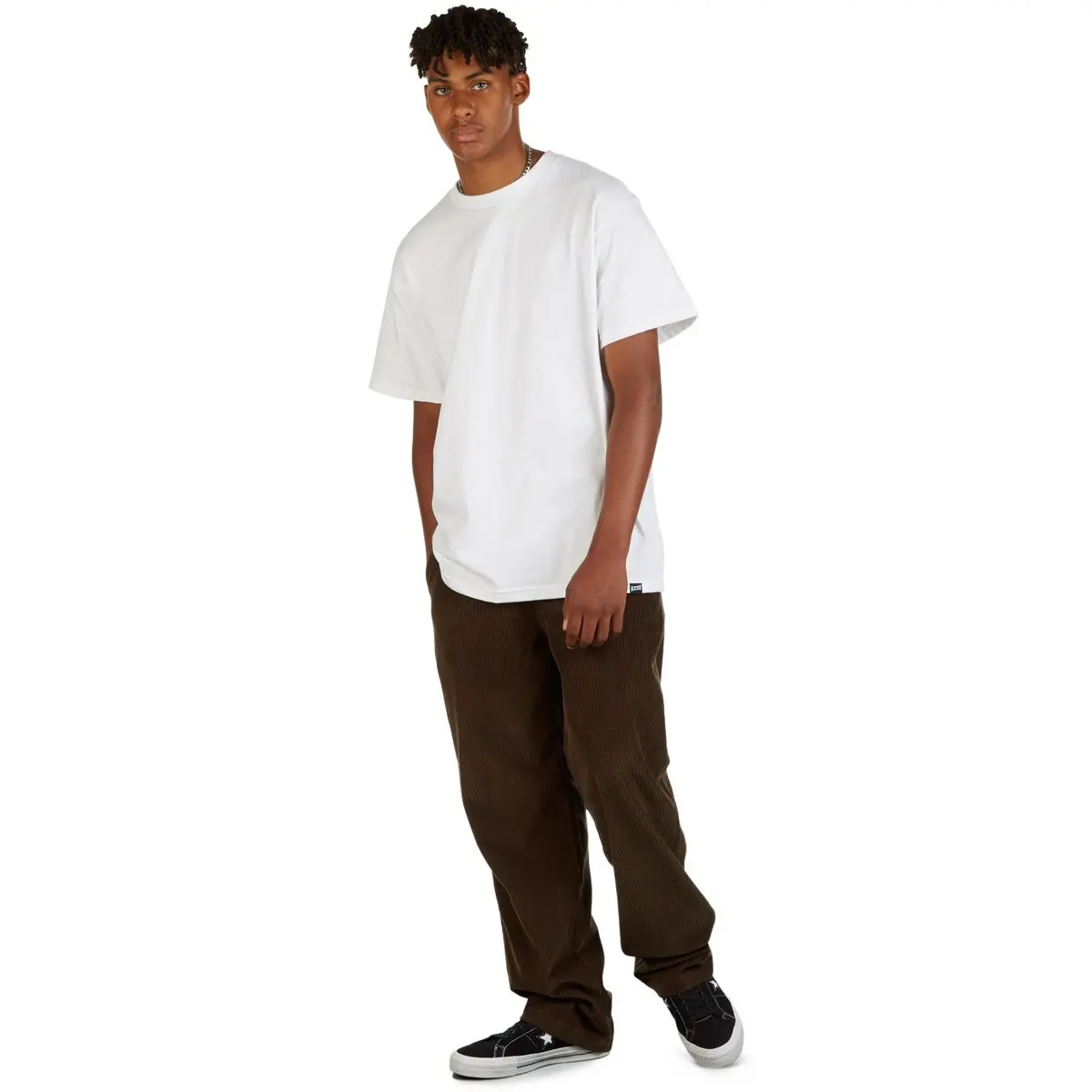 Ccs Original Relaxed Corduroy Pants - Brown 1
