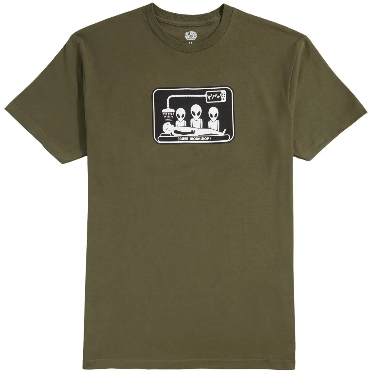 Alien Workshop Abduction T-Shirt - Olive 1