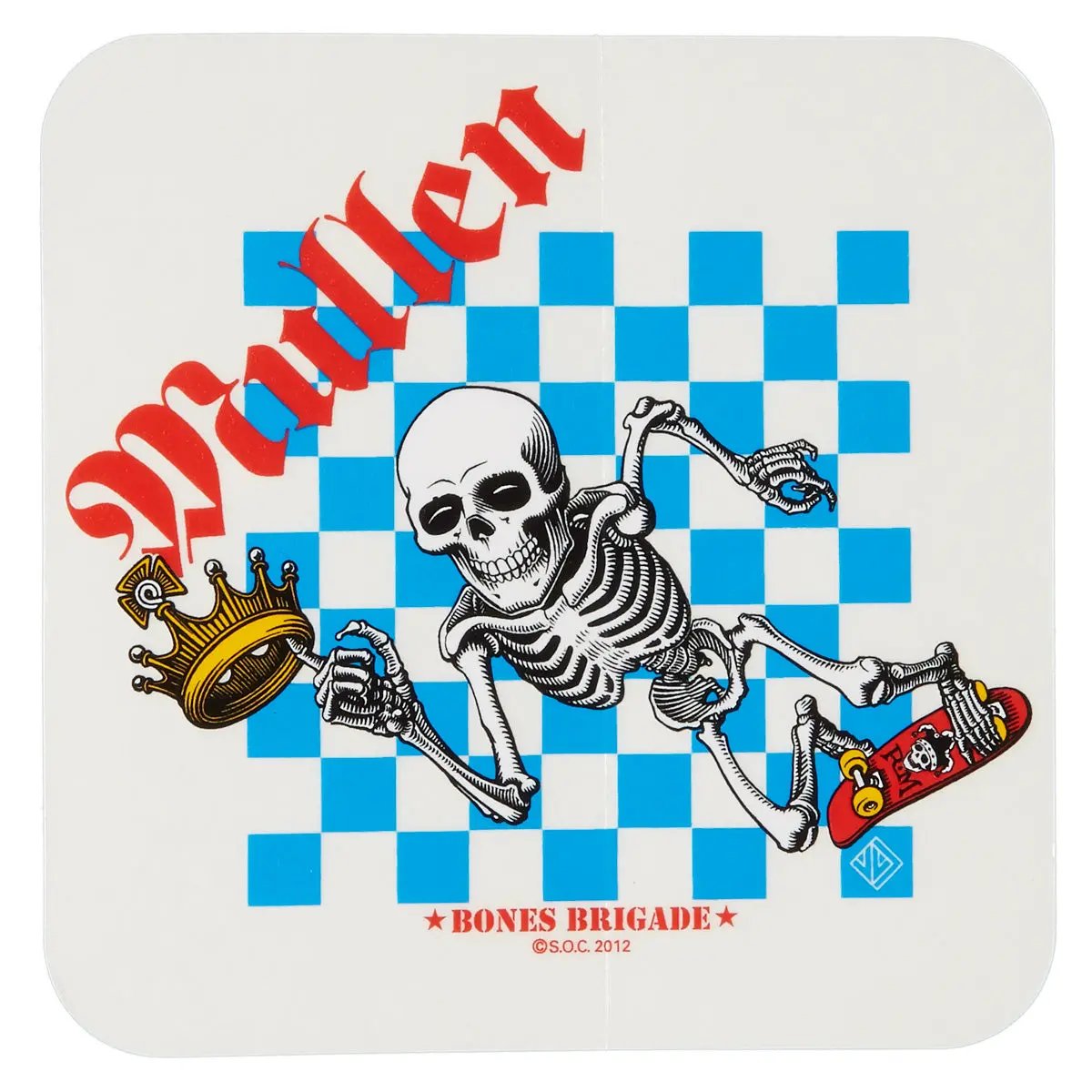 Bones Brigade Rodney Mullen Sticker - 4.375" 1