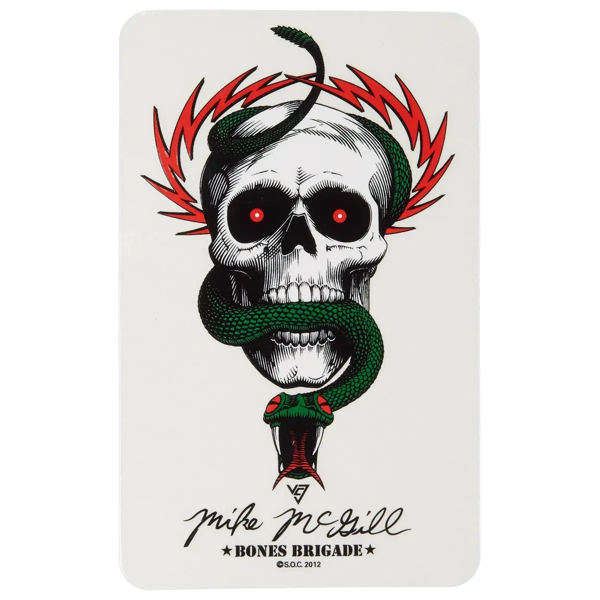 Bones Brigade Mike Mcgill Sticker - 6.00" 1