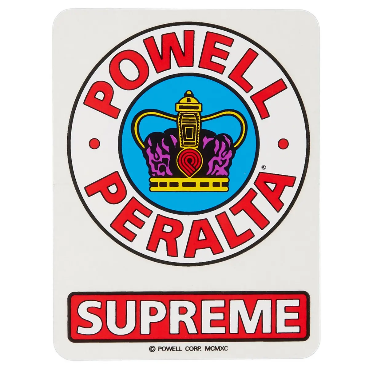 Powell-Peralta Supreme Og Stickers - 6" 1