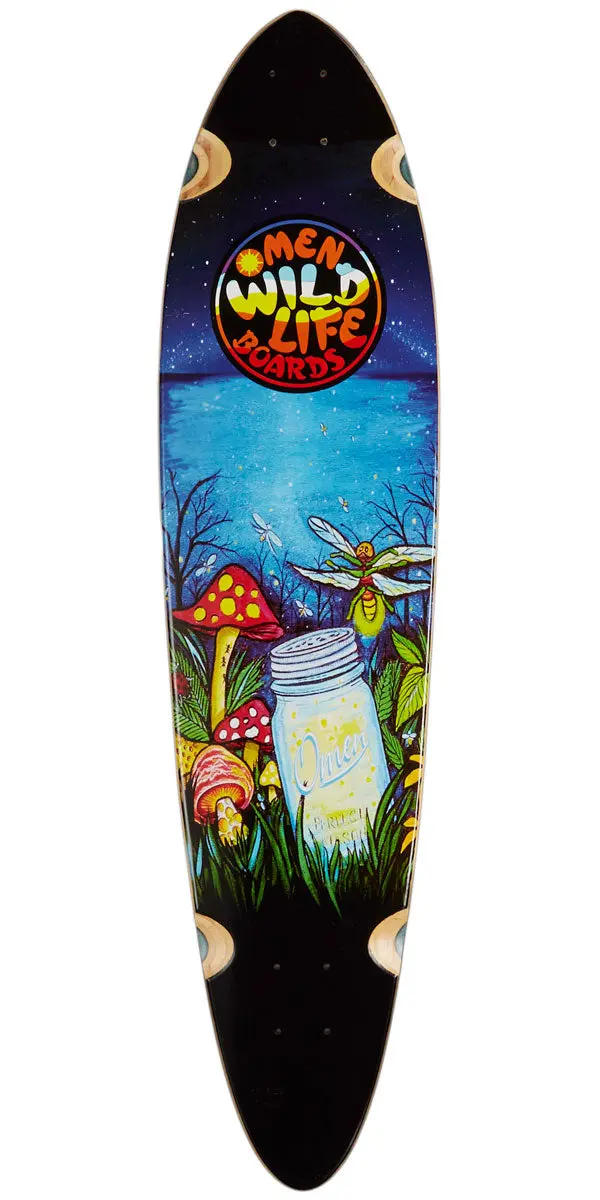 Omen Mason Jar 38" Pintail Longboard Deck 1