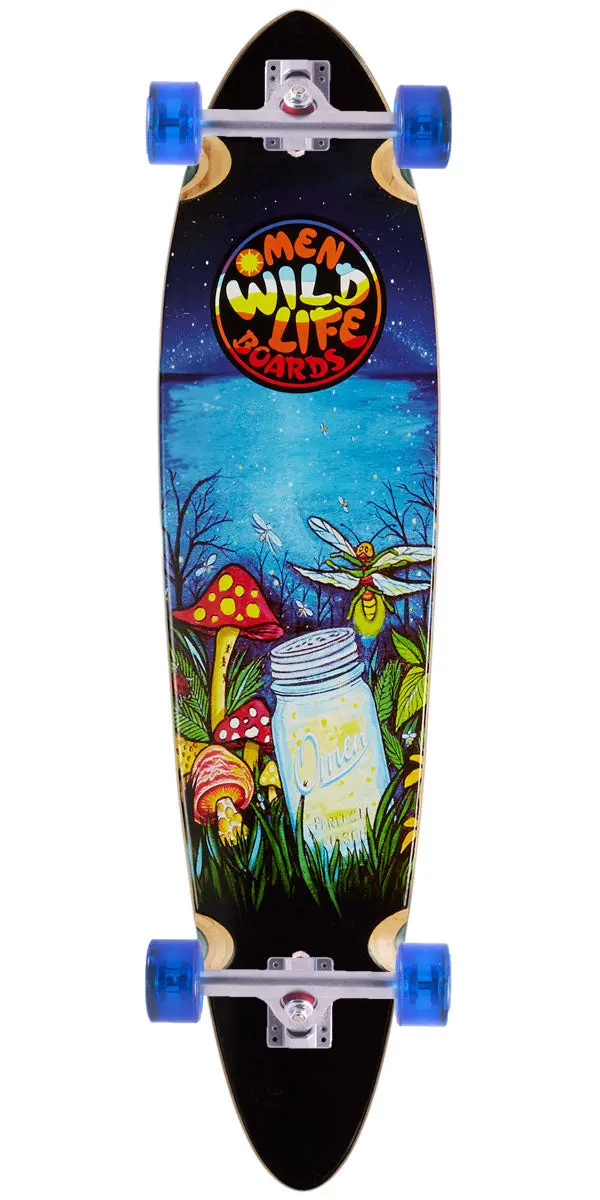 Omen Mason Jar 38" Pintail Longboard Complete 1