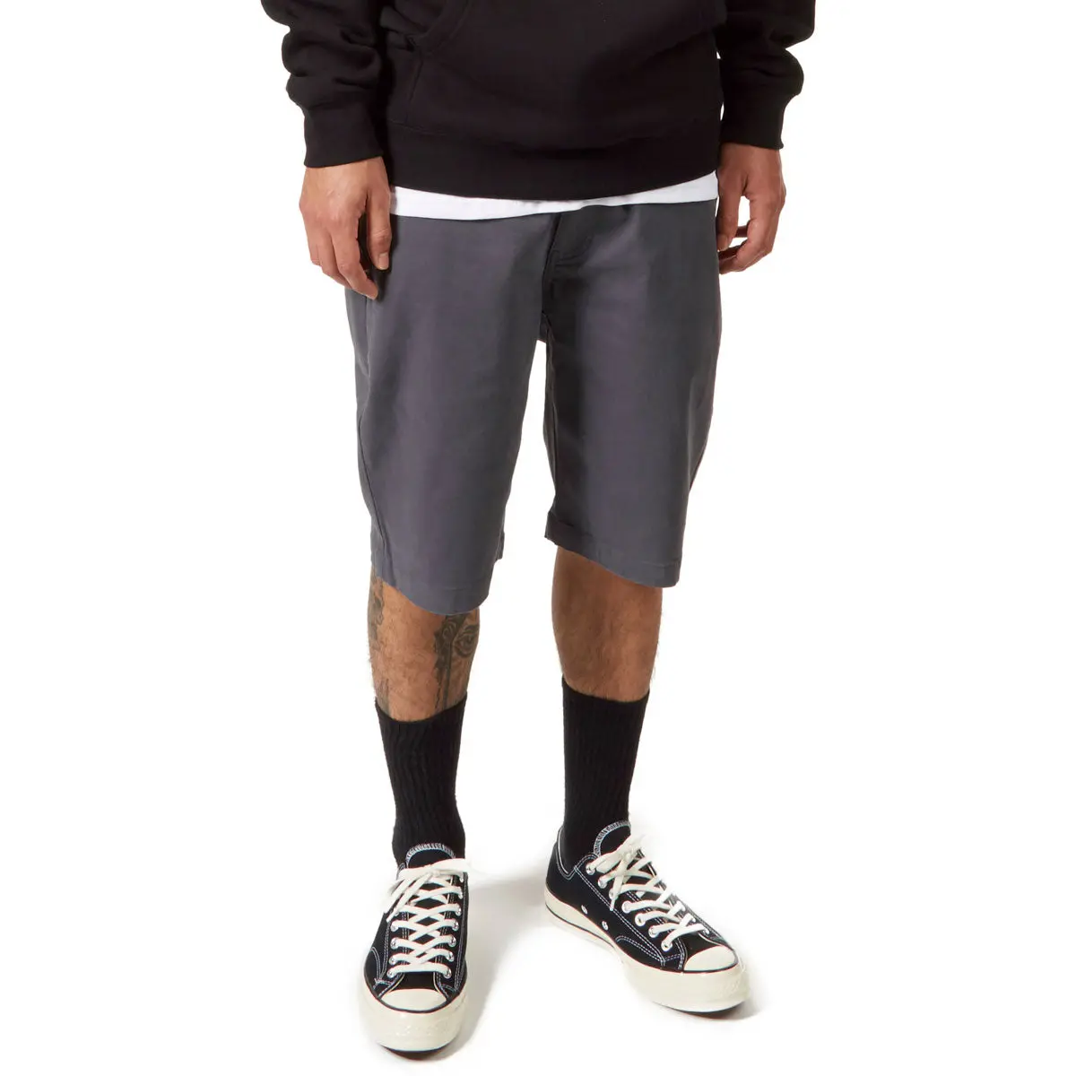 Ccs Stretch Chino Shorts - Grey 1