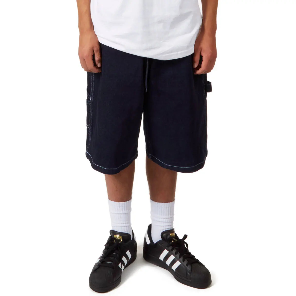 Ccs Hammer Loop Jean Shorts - Overdyed Navy 1