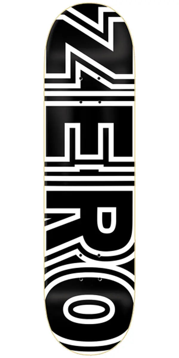 Zero Bold Classic Skateboard Deck - 8.125" 1