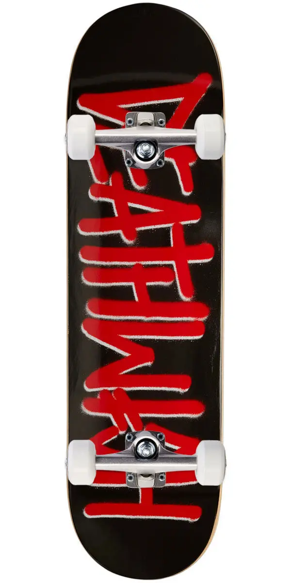 Deathwish Deathspray Skateboard Complete - Black/Red - 8.50" 1