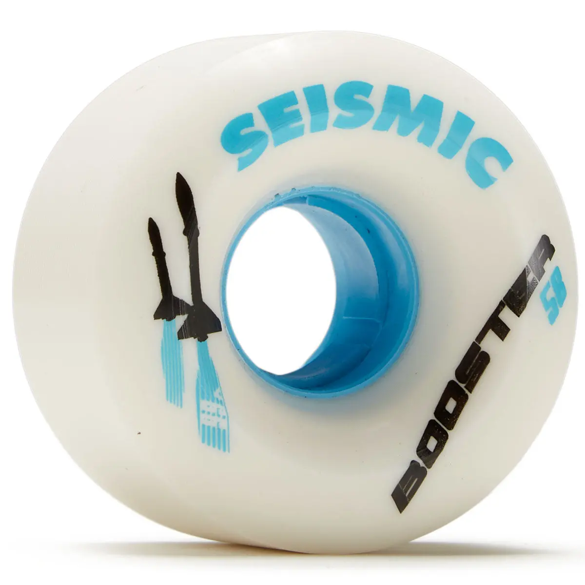 Seismic Booster 99A Longboard Wheels - White/Blue - 58Mm 1