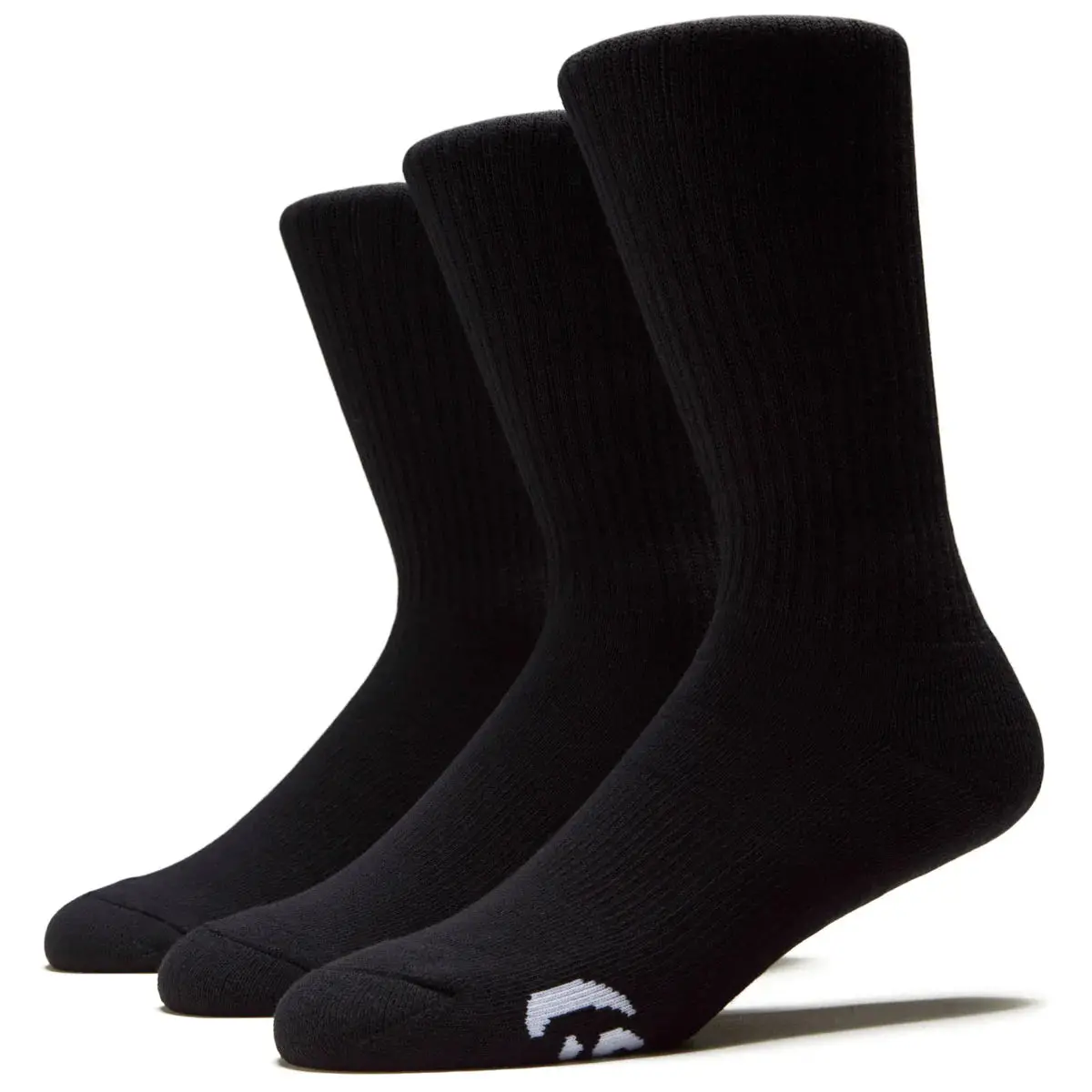 Ccs Basics 3 Pack Of Socks - Black 1