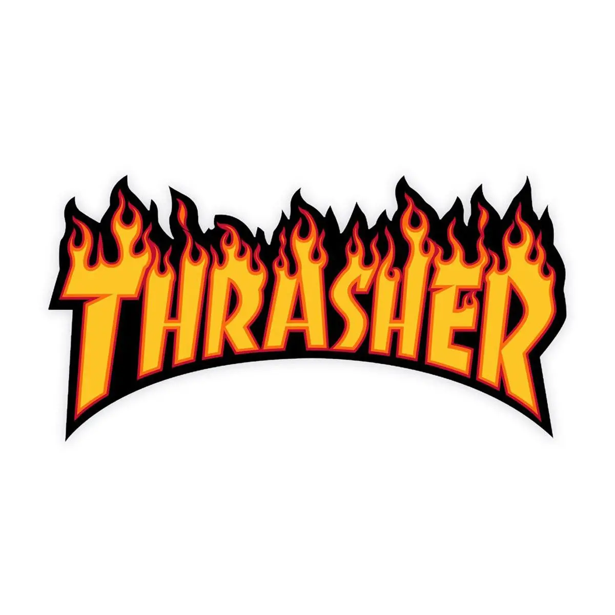 Thrasher Flame Logo Stickers 1