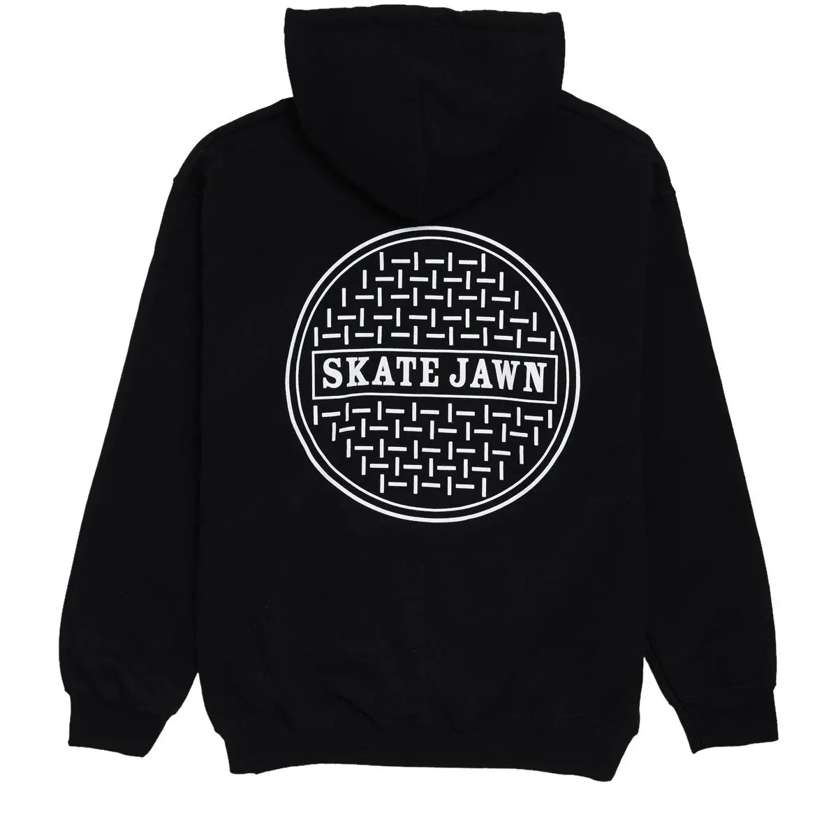 Skate Jawn Sewer Cap Hoodie - Black 1