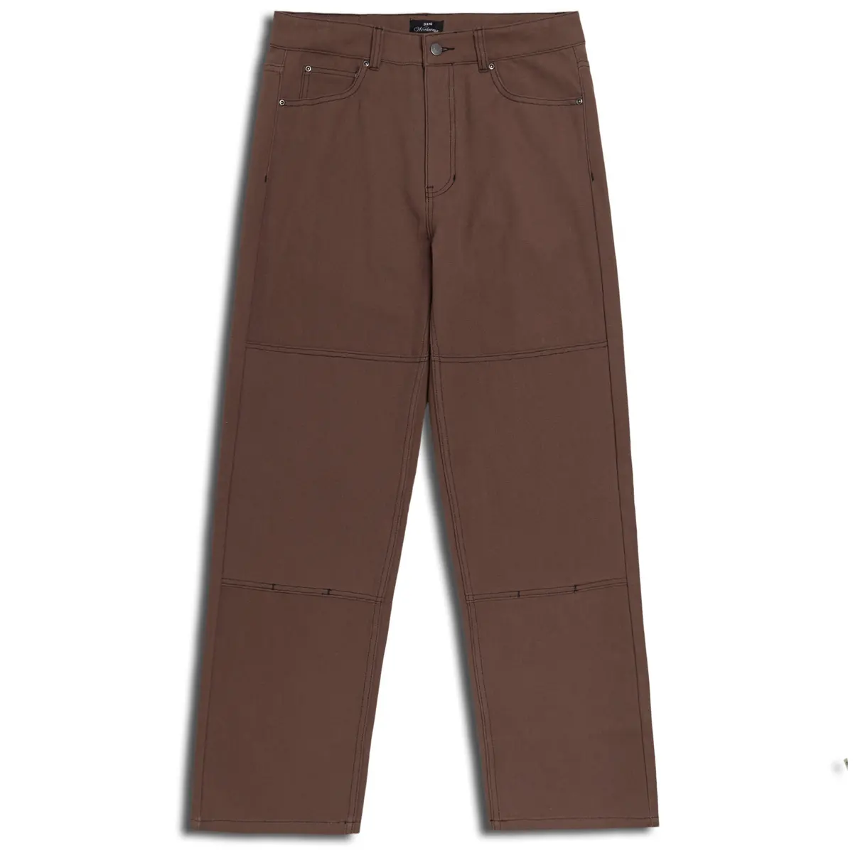 Ccs Double Knee Original Relaxed Canvas Pants - Brown/Black 3