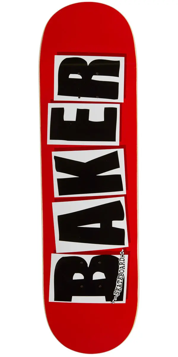 Baker Brand Logo Skateboard Deck - Black - 8.75" 1