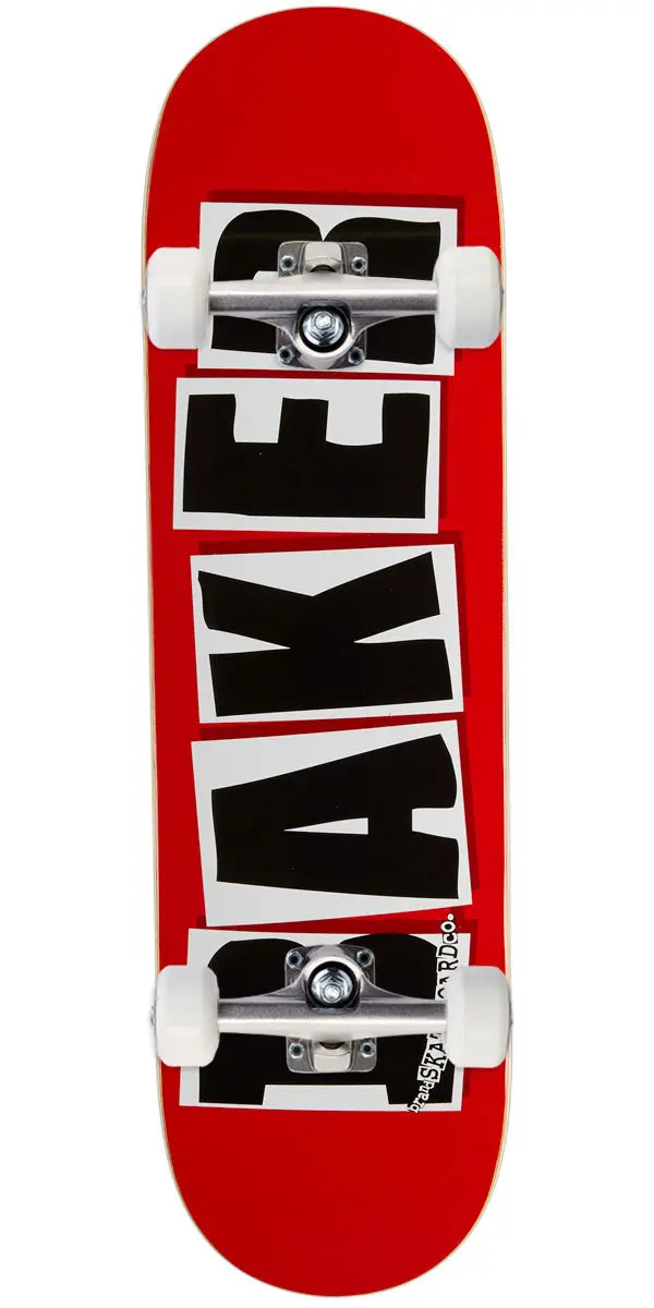 Baker Brand Logo Skateboard Complete - Black - 8.75" 1