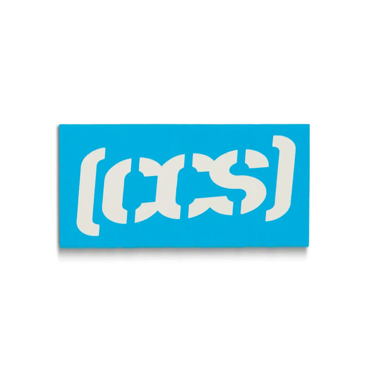 Ccs Small Stock Stickers - Cyan 1
