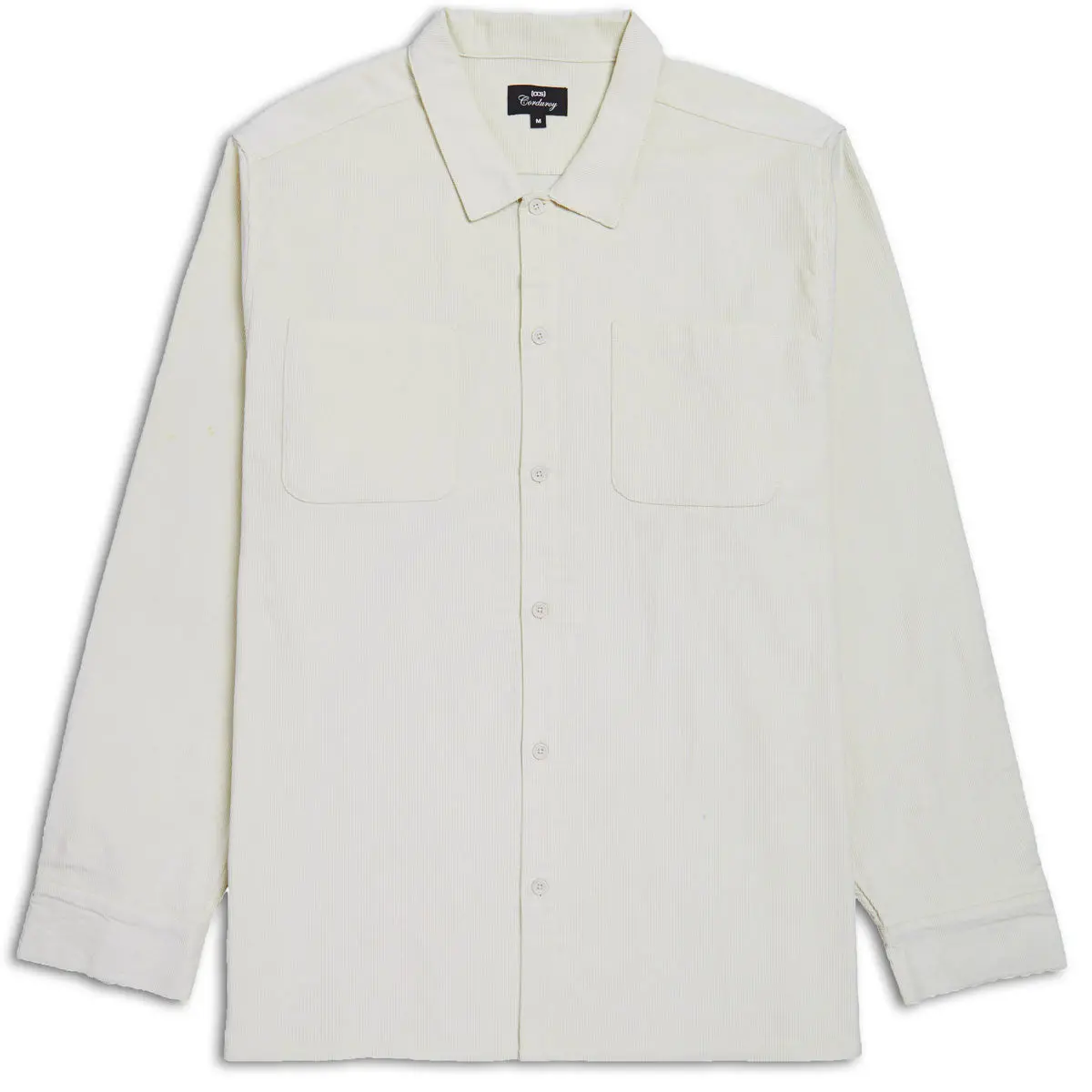 Ccs Long Sleeve Corduroy Shirt - Off White 1