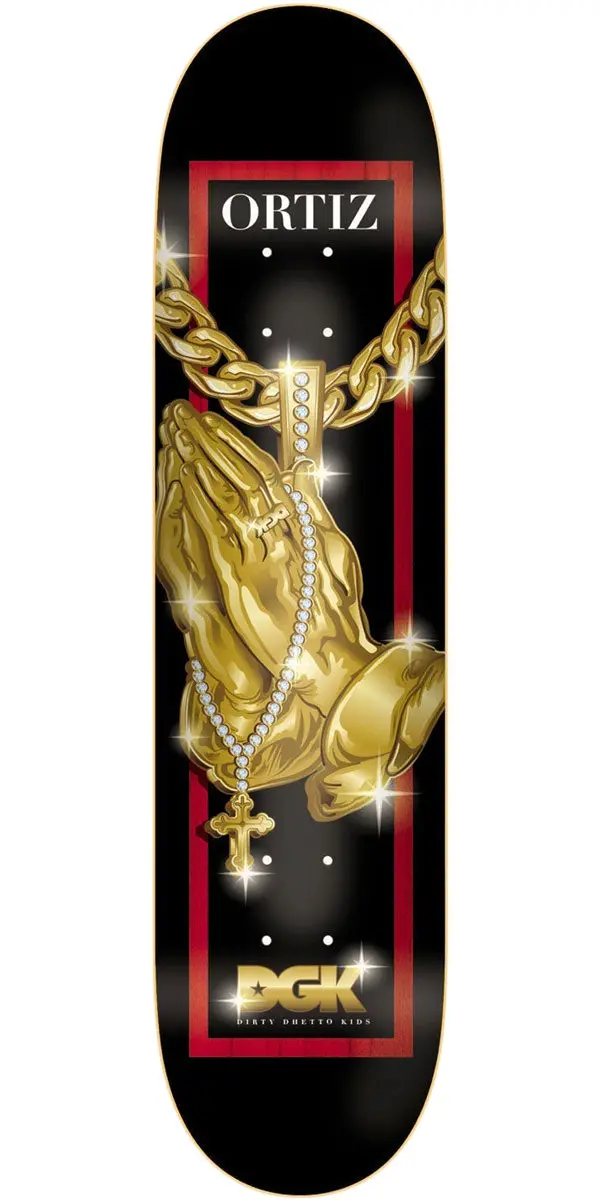 Dgk Iced Ortiz Skateboard Deck - 8.38" 1