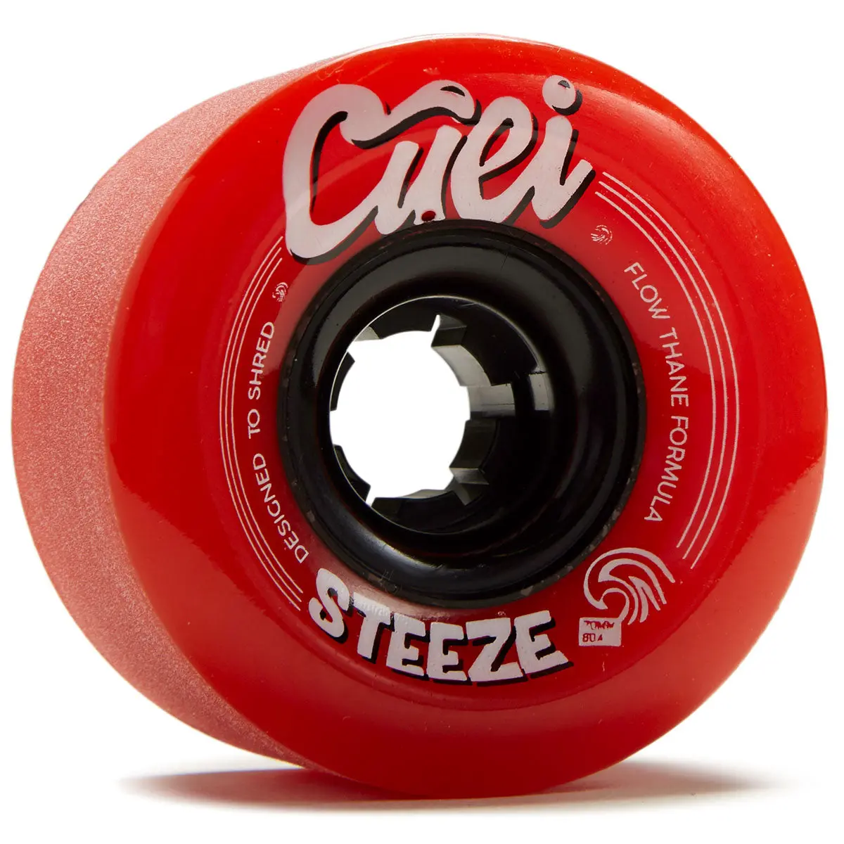 Cuei Steeze Freeride 80A Stoneground Longboard Wheels - Red - 70Mm 1