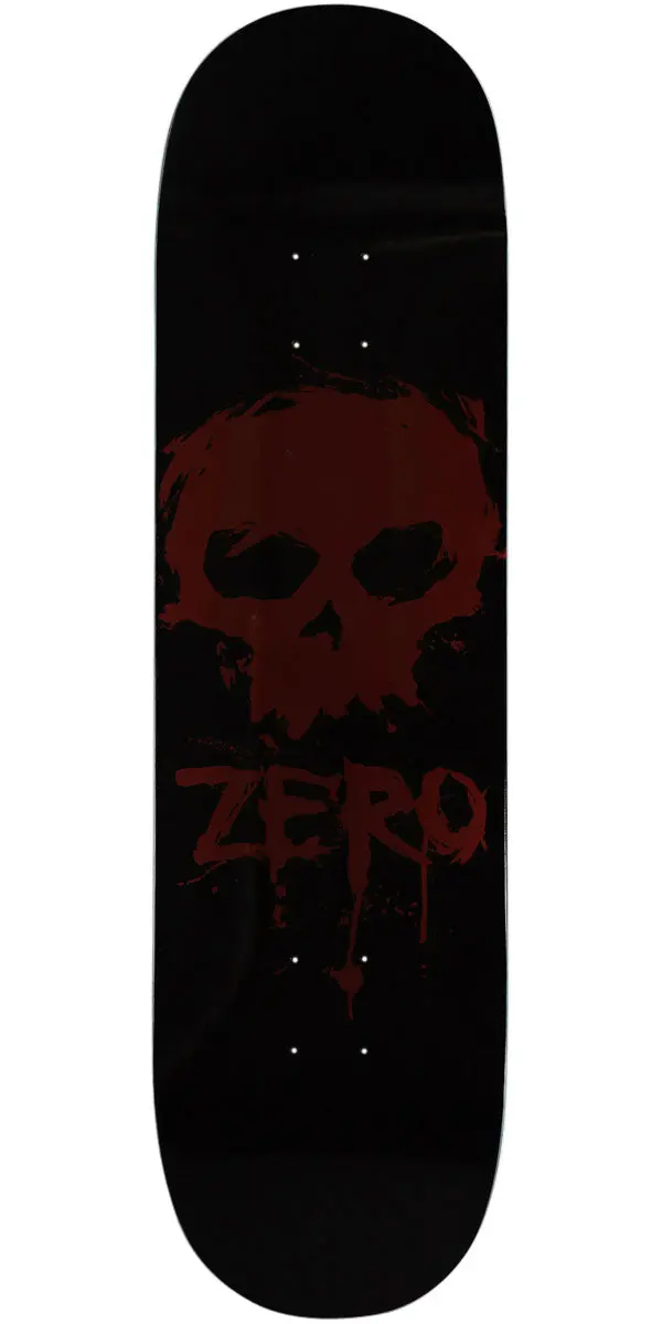 Zero Blood Skull Skateboard Deck - Red Foil - 8.50" 1