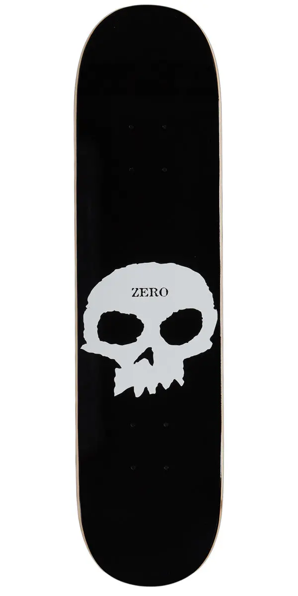 Zero Single Skull Skateboard Deck - 7.50" 1