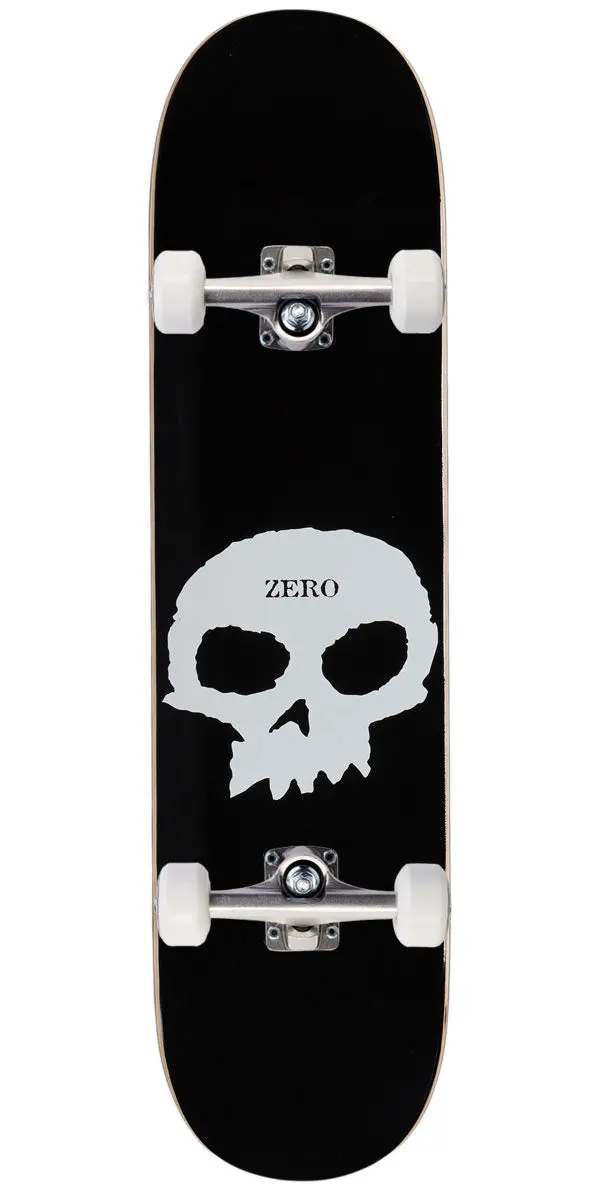 Zero Single Skull Mini Skateboard Complete - 7.25" 1