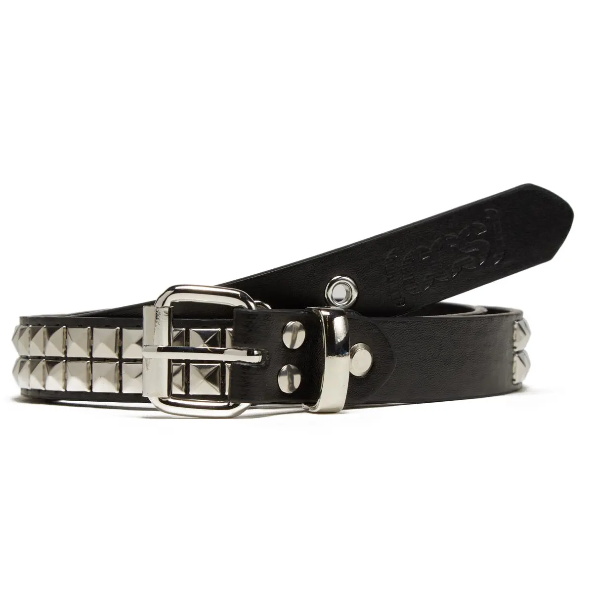 Ccs Pyramid Studded Belt - 2 Row - Black 1