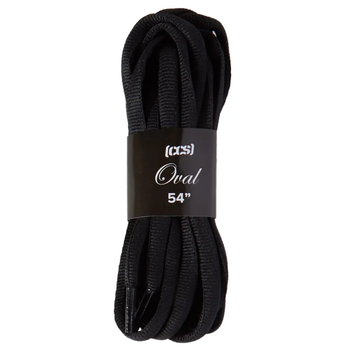 Ccs Oval Shoelaces - Black 1