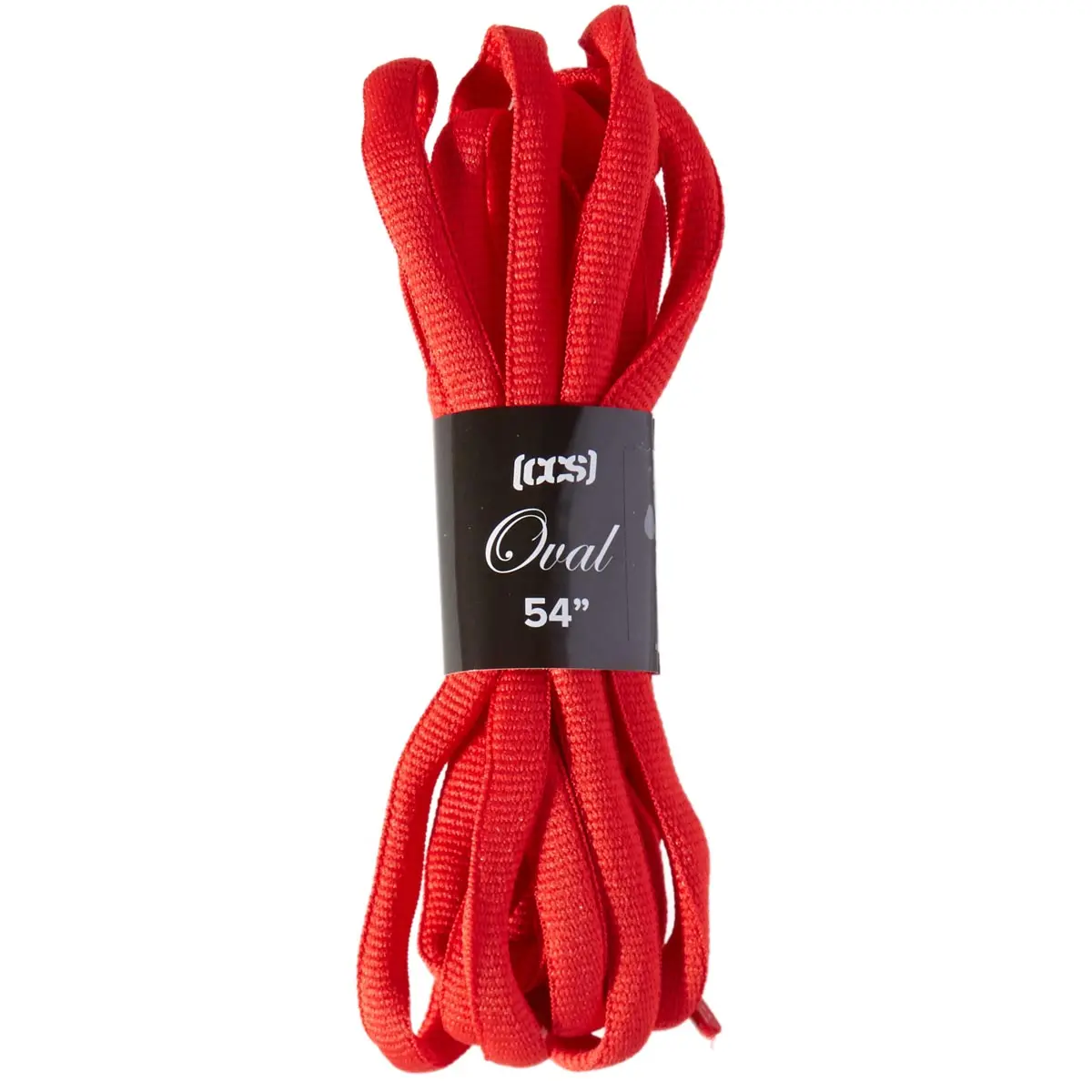 Ccs Oval Shoelaces - Red 1