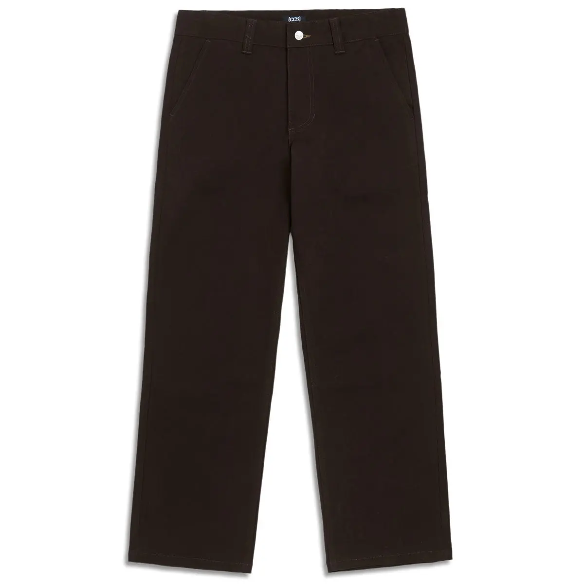 Ccs Relaxed Stretch Chino Pants - Brown 1