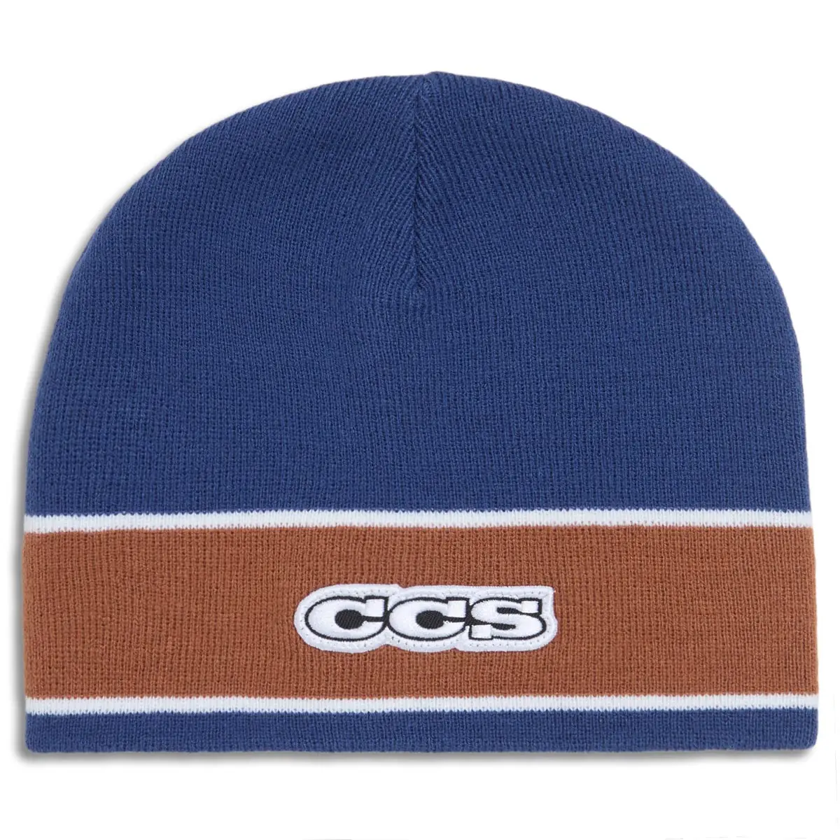 Ccs Icon Skully Beanie - Navy/Rust 1