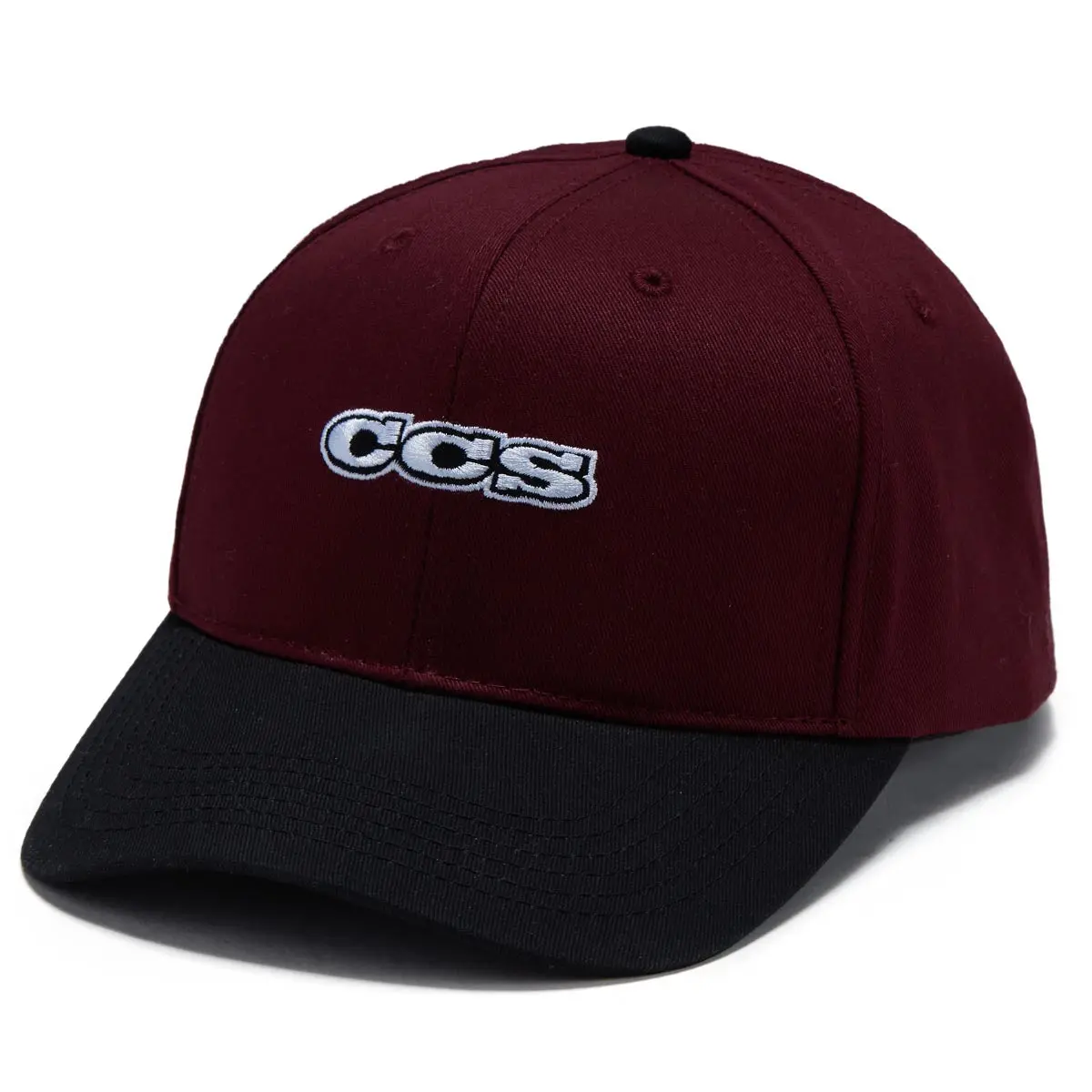 Ccs Icon Snapback Hat - Maroon/Black 1