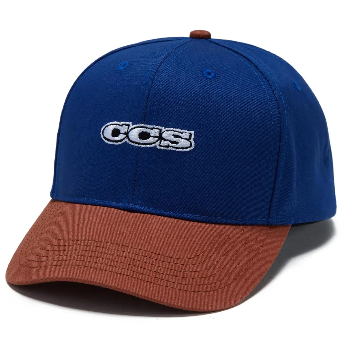 Ccs Icon Snapback Hat - Navy/Rust 1