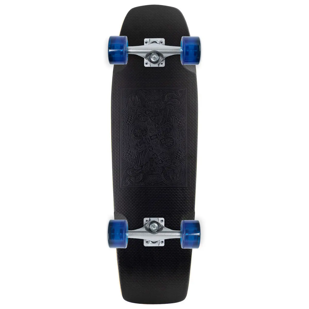 Landyachtz Dinghy Coffin Stealth Card Longboard Cruiser Complete 1