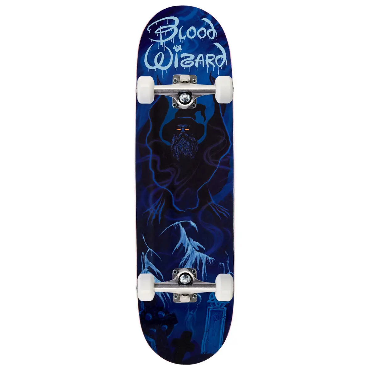 Blood Wizard Darktasia Knight On Beard Mountain Skateboard Complete - 9.00" 1