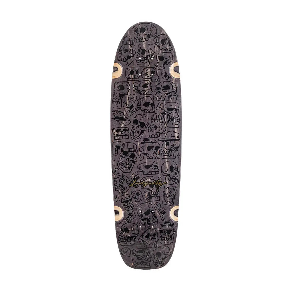 Landyachtz Schooner Skull Jam Longboard Deck 1
