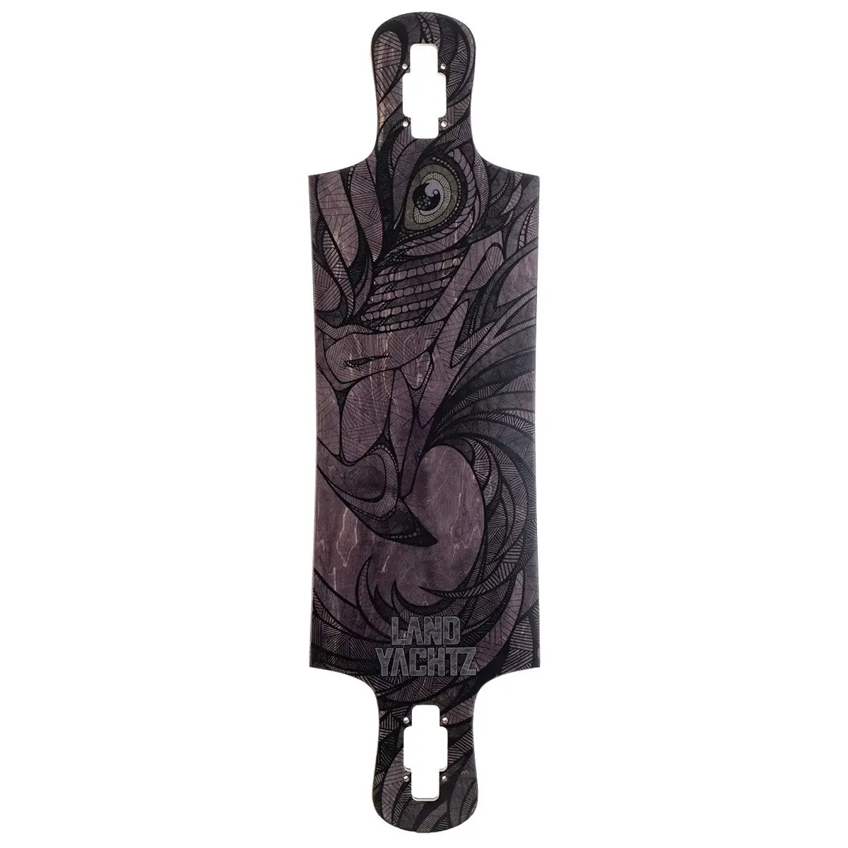 Landyachtz Drop Hammer Black Eagle Longboard Deck 1