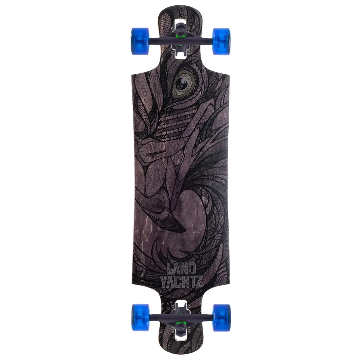 Landyachtz Drop Hammer Black Eagle Longboard Complete 1
