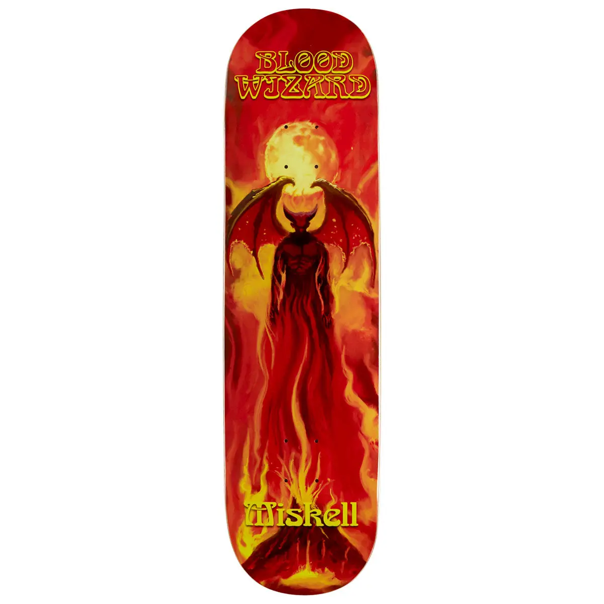 Blood Wizard Mythical Beings Miskell Abyss Skateboard Deck - 8.38" 1