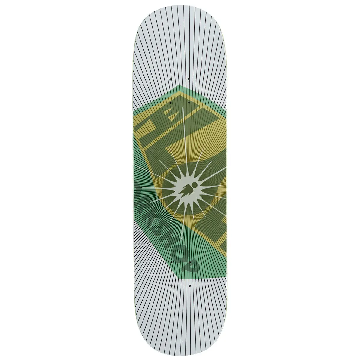 Alien Workshop Og Burst Skateboard Deck - White - 8.50" 1
