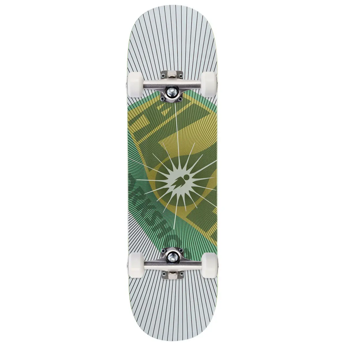 Alien Workshop Og Burst Skateboard Complete - White - 8.50" 1