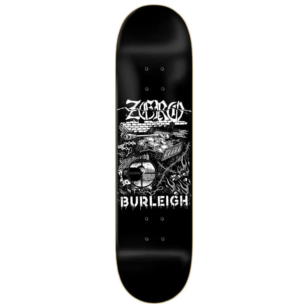 Zero Burleigh Black Sheep Skateboard Deck - 8.50" 1