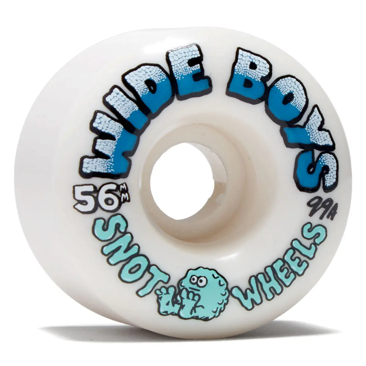 Snot Wide Boys 99A Skateboard Wheels - White - 56Mm 1