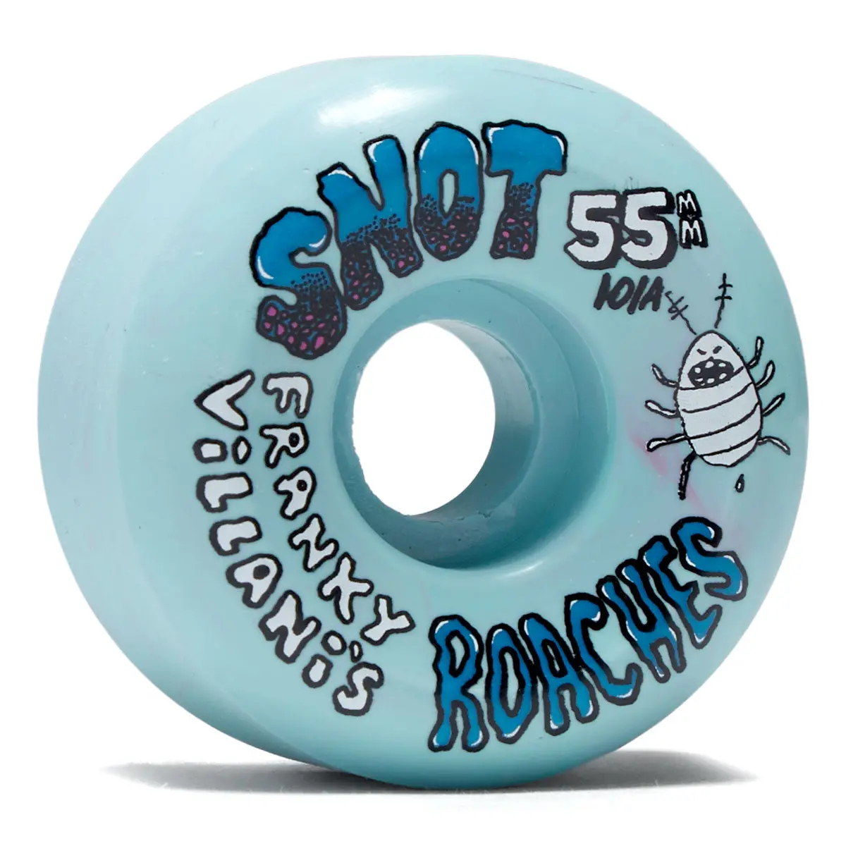 Snot Franky Villani Roaches 101A Skateboard Wheels - Blue - 55Mm 1