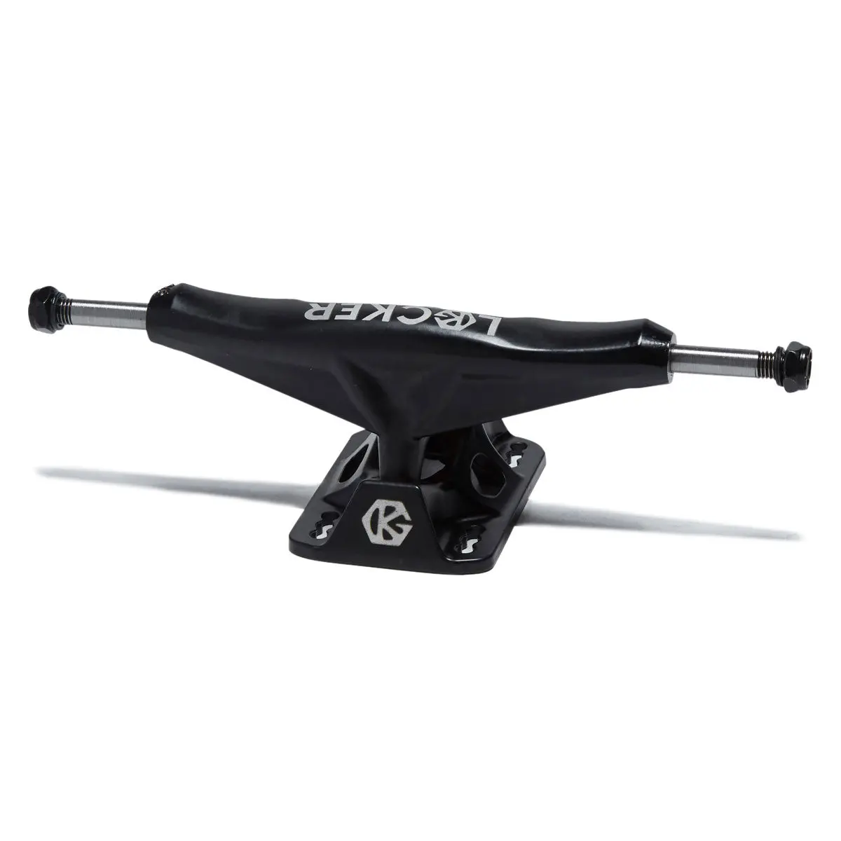Grind King Locker Skateboard Trucks - Flat Black - 8.50" 1