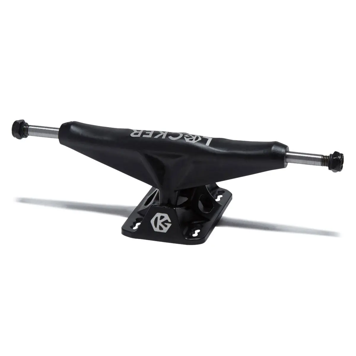 Grind King Locker Skateboard Trucks - Flat Black - 8.75" 1
